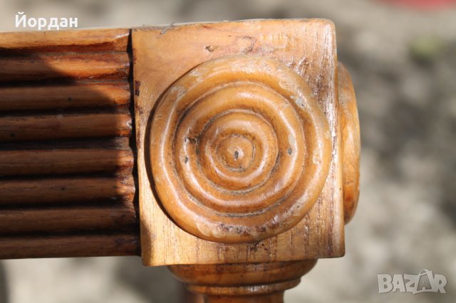 Дървена ратанова маса фирма "BECARA" 1964 , снимка 17 - Антикварни и старинни предмети - 38104096