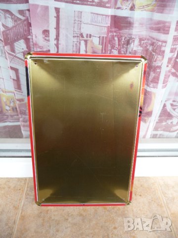 Метална табела бира Damm испанска бира червена европа студена, снимка 3 - Рекламни табели - 42783365