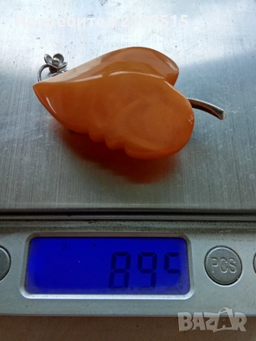 Стара руска кехлибар брошка, снимка 5 - Антикварни и старинни предмети - 54066288