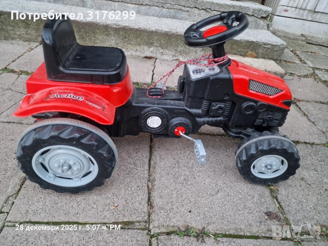 Детски трактор за каране с педали, снимка 2 - Други - 52943851