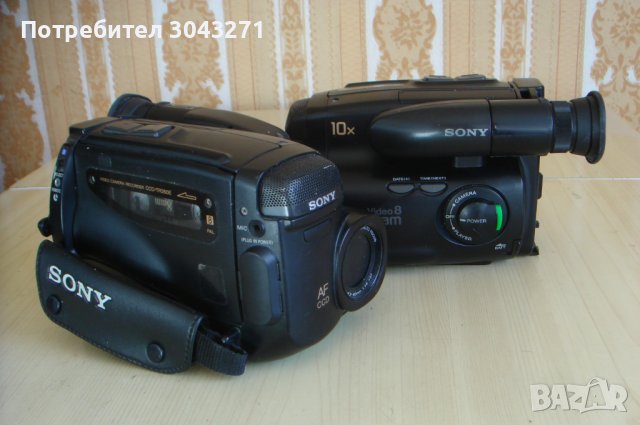 Sony AF CCD Video 8 Handycam 10X-втора с не извадена касета, снимка 2 - Камери - 42874383