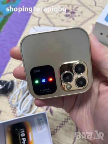 Мини телефон i16 pro с интернет 2G (с отделна карта), снимка 14 - Други - 53947101