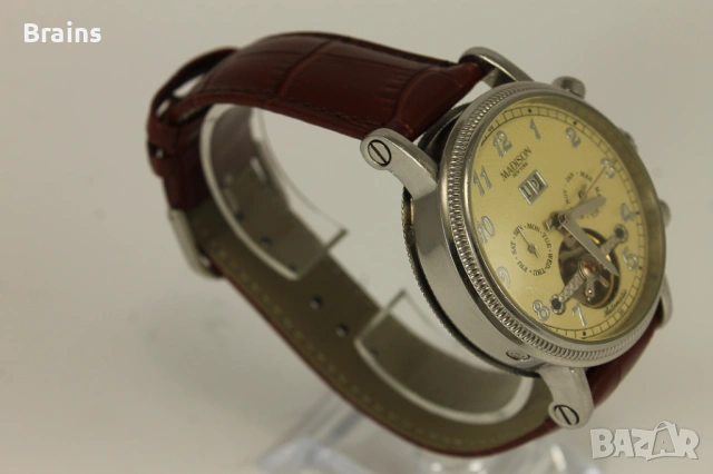 Мъжки Ръчен Часовник MADISON NEW YORK Tourbillon Automatic, снимка 6 - Мъжки - 53232456