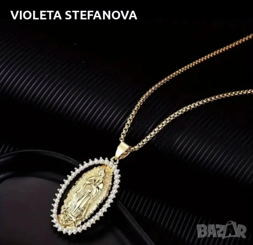 Дамски позлатени бижута от медицинска стомана , снимка 7 - Колиета, медальони, синджири - 52737138