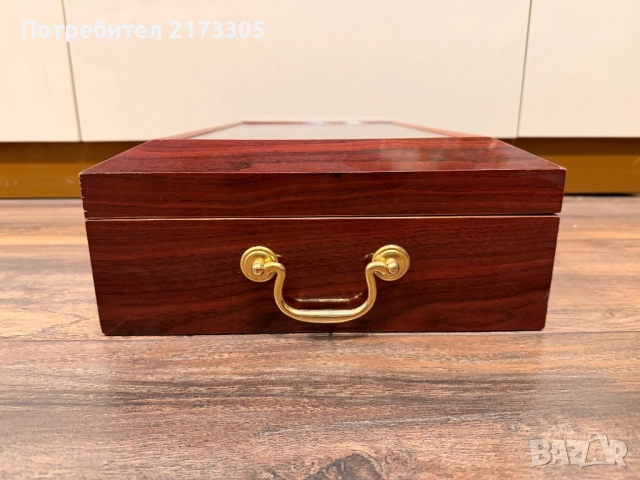 Луксозен дървен хумидор за пури с хигометър, снимка 6 - Други - 52035237