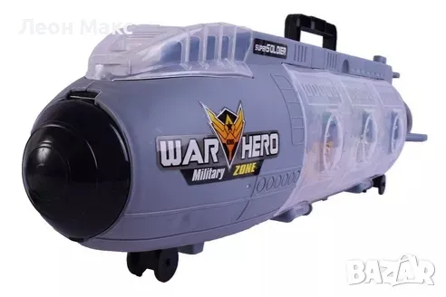 Детска Подводница куфар с метални коли, снимка 9 - Коли, камиони, мотори, писти - 48351092