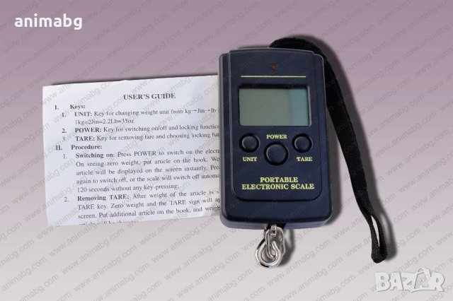 ANIMABG Преносим кантар до 40kg, снимка 5 - Друга електроника - 35554356