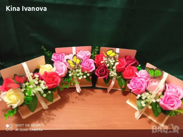 Сапунени цветя за първия учебен ден ❤️ , снимка 5 - Арт сувенири - 55719553