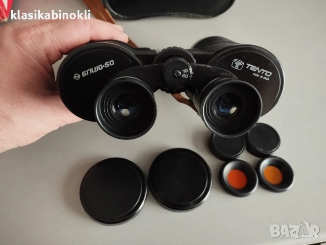 ТОП Съветски Бинокъл БПЦ 10 х 50 --TENTO--MADE IN СССР-КАТО НОВ, снимка 4 - Екипировка - 53211282