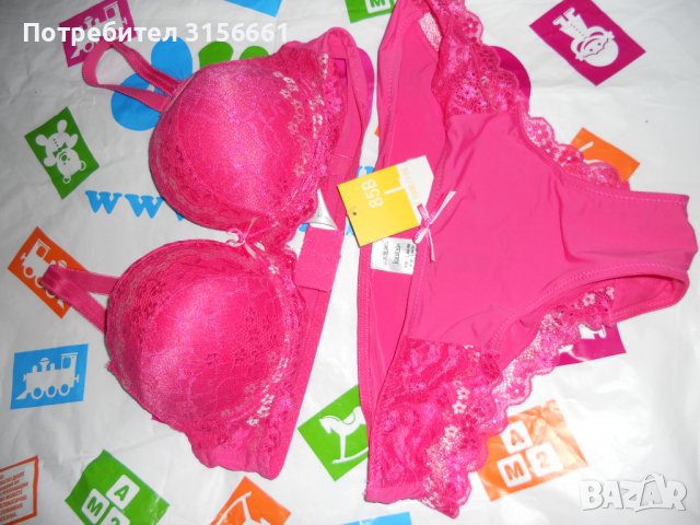 Чисто Ново Дамско Бельо СЕТ ОТ ДВЕ ЧАСТИ Бикини и Сутиен РАЗМЕР М Л ЦИКЛАМА, снимка 6 - Бельо - 40132925