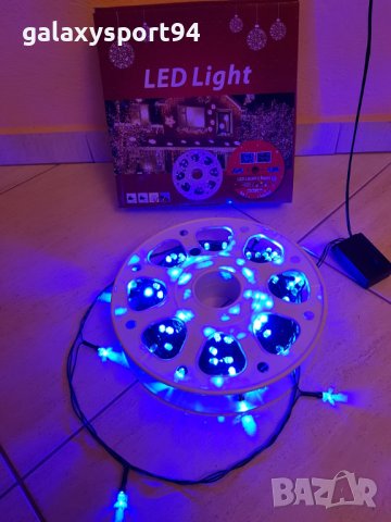 Декорации Линия Въже 40м Кристални лампи за декорация Елха,тераси,др., снимка 2 - Лед осветление - 38547547