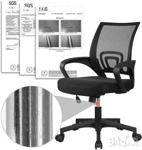 Ергономичен офис стол с мека седалка C-KFC002, снимка 11 - Столове - 35147349