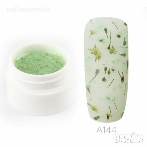 Цветен Uv&Led гел със сухи цветя, снимка 2 - Продукти за маникюр - 23169452