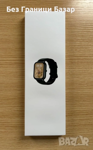 Нов Смарт часовник за мъже и жени 1.83" Android iOS черен Фитнес гривна, снимка 2 - Смарт гривни - 54045814