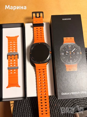 Samsung Galaxy Watch Ultra 2025 47mm LTE – Titanium Gray / Orange