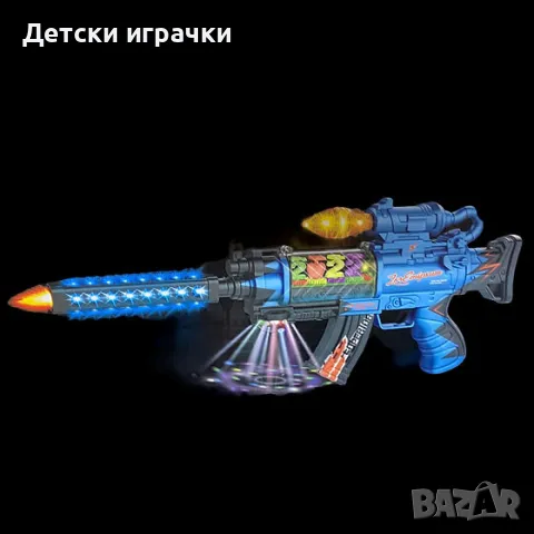 Детско оръжие автомат, пистолет светлини и звуци , снимка 3 - Други - 48955229