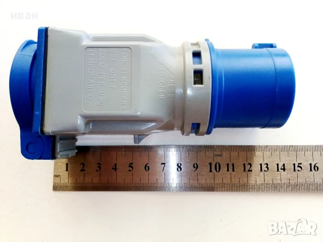 Адаптор / преход от евро към шуко 16А нов, снимка 6 - Други машини и части - 50928596