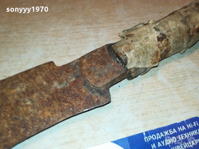 КУКРИ-САТЪР-СТАР ОТ ФРАНЦИЯ 32Х13СМ-France 🇫🇷 0512211614, снимка 13 - Антикварни и старинни предмети - 35037148