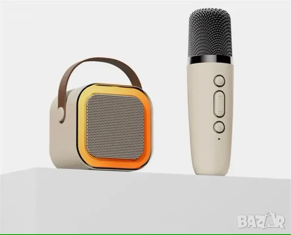 K12 Караоке Преносим Bluetooth високоговорител с 1 безжичен микрофона HiFi