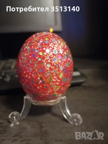 5 бр. уникално декорирани великденски яйца, снимка 6 - Декорация за дома - 53115083