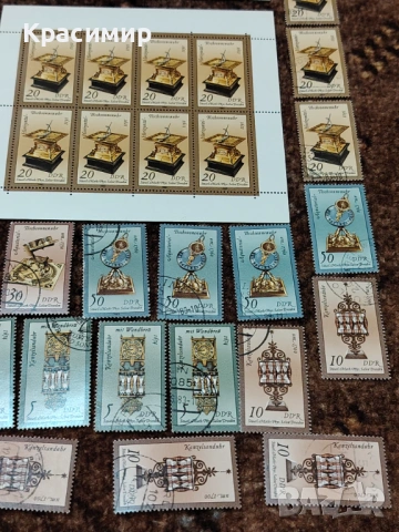 ПОЩЕНСКИ МАРКИ ГДР. , снимка 7 - Филателия - 53012010