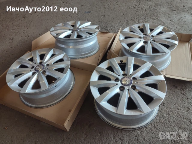 Алуминиеви джанти 16 оригинални mercedes cla a b classe, снимка 3 - Гуми и джанти - 51342509