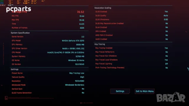Видео карта RTX 2070 8GB Asus Dual, снимка 3 - Видеокарти - 55927562