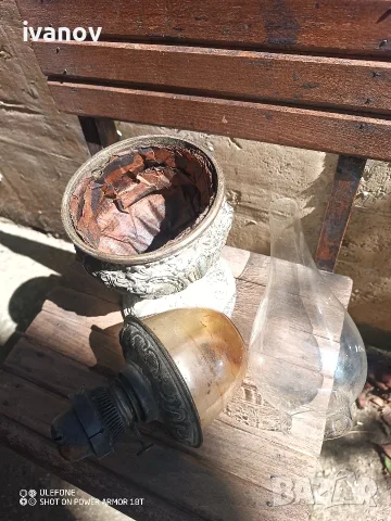 Газена лампа. ., снимка 6 - Антикварни и старинни предмети - 56071774