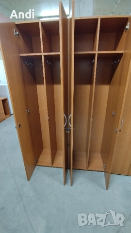 Гардероби за съблекалня с 3 - 4 врати 120/45/201см, гардероб за дрехи, снимка 13 - Гардероби - 52923123