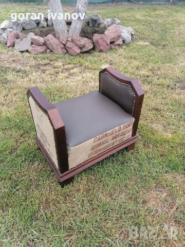 Табуретка в индустриален стил, снимка 5 - Дивани и мека мебел - 54169435