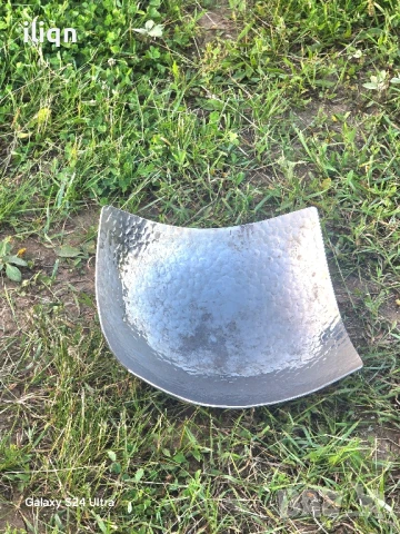 Посребрена красива купа фруктера за плодове. Размери на снимките. Цена 24,99лв. За , снимка 3 - Антикварни и старинни предмети - 50525788