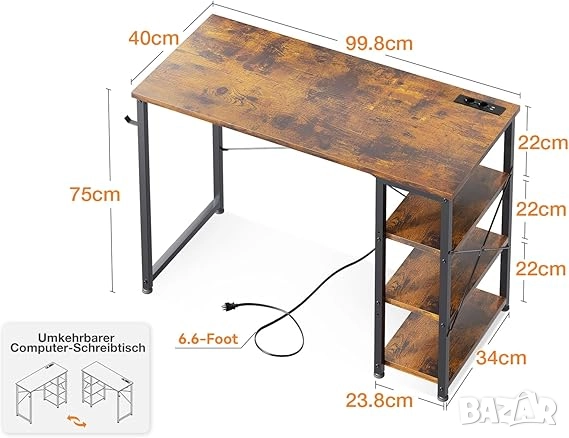 НОВО Модерно бюро, снимка 3 - Бюра - 52824290