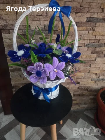 Красиви кошници, снимка 2 - Изкуствени цветя - 55939157