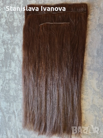 Славянска коса на клипси/треса