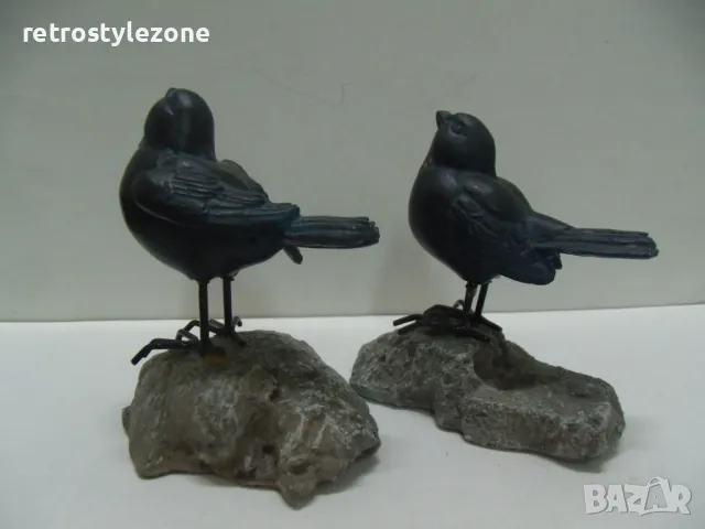 № 7758 две стари фигури - птици , снимка 4 - Други ценни предмети - 47919279