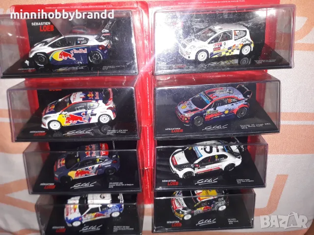 Peugeot Citroen Hyundai 1:43 Sebastien Loeb , снимка 2 - Колекции - 55831024