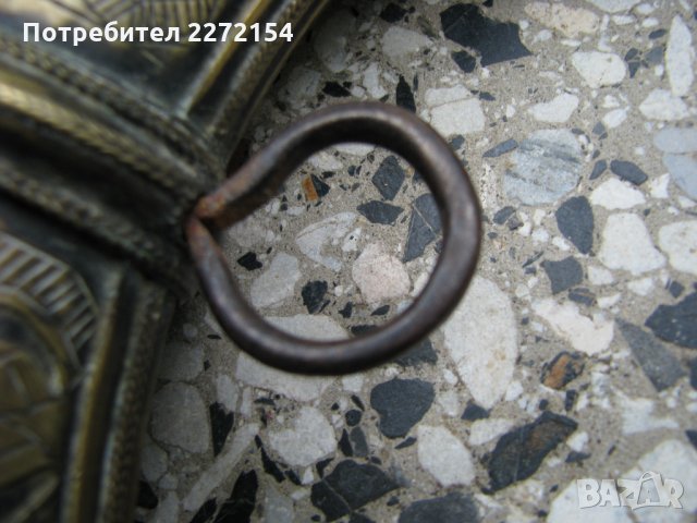 Османска бронзова барутница за дълъг бой, снимка 5 - Антикварни и старинни предмети - 34454653