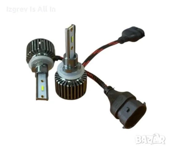 LED крушки F32 MINI - Н27 за фарове 12V – 2 бр., снимка 6 - Аксесоари и консумативи - 49087785