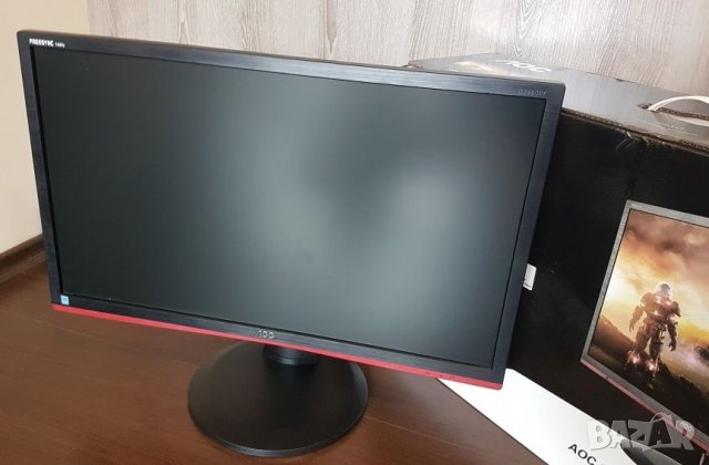 Монитор Gaming AOC 24”, 144 Hz, 1ms, LED TN, Full HD, FreeSync, Въртящ се, G2460PF, снимка 4 - Монитори - 35297219