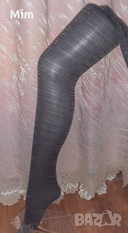 М/L TriFil 80 den Сив брокатен плътен чорапогащник 