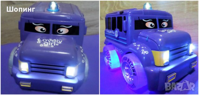 Интерактивни ефектни музикални светещи коли, снимка 2 - Музикални играчки - 31363860