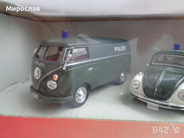 1:43 SCHUCO VW ЛОТ ПОЛИЦИЯ ПОЛИЦЕЙСКА КОЛИЧКА ИГРАЧКА МОДЕЛ, снимка 2 - Колекции - 44758203