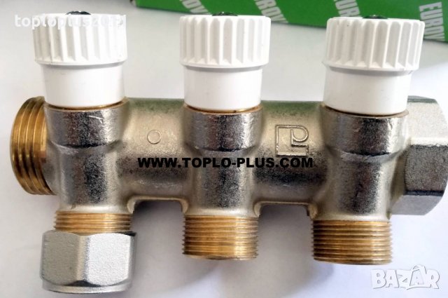 Щампован Колектор LUXOR 1” С КРАНОВЕ, снимка 4 - Радиатори - 28552763