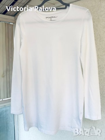 Блуза органик памук MAMA, снимка 2 - Дрехи за бременни - 38275311