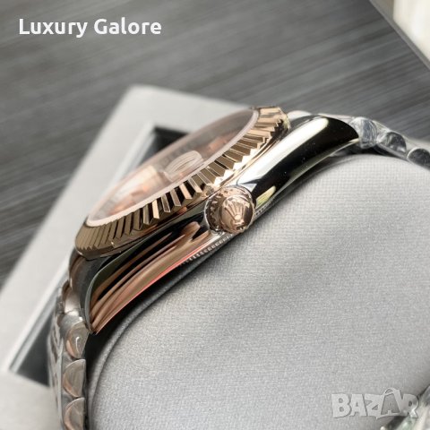 Унисекс часовник Rolex Oyster Perpetual Datejust с автоматичен механизъм, снимка 4 - Дамски - 38695595
