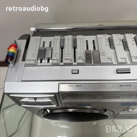 🔈Колекционерски ретро радиокасетофон JVC RC-M70JW  - Boombox - профилактиран🔉, снимка 5 - Радиокасетофони, транзистори - 55764685