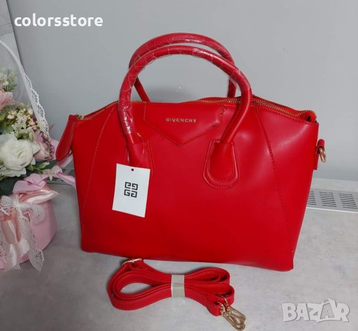 Луксозна червена чанта Givenshy код Br301, снимка 3 - Чанти - 38740121