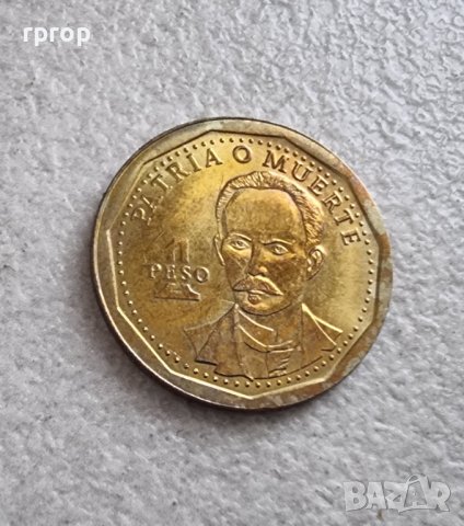 Монета . Куба. 1 песо . 2017 година. 