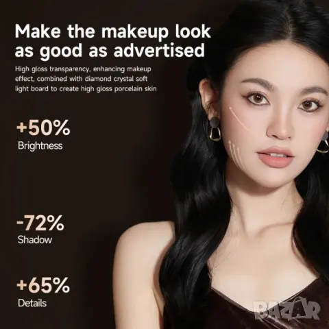 Oсветление със стойка за заснемане на видео, за гримиране, LED лампа, за снимки, светлина, за грим, снимка 5 - Светкавици, студийно осветление - 49479273