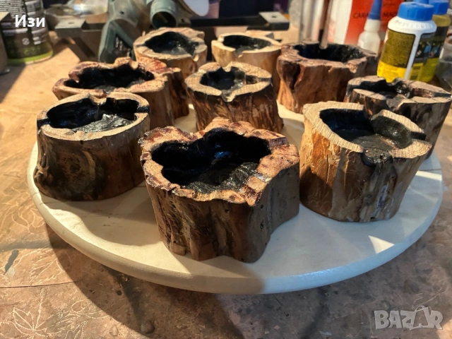 Пепелници от дърво, снимка 4 - Други стоки за дома - 53942880